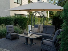 Virgo Flex napernyő 3x3 m bézs + keresztállvány