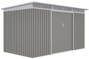 Kerti ház G21 GRAH 700 - 340 x 206 cm, metál szürke  (63900993)