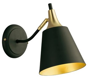 Viokef MENTA fali lámpa, fekete, E27 foglalattal, VIO-4241601