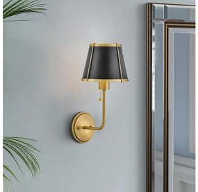 Hinkley HK-CLARKE1-BR-BK - Fali lámpa CLARKE 1xE27/40W/230V réz/fekete