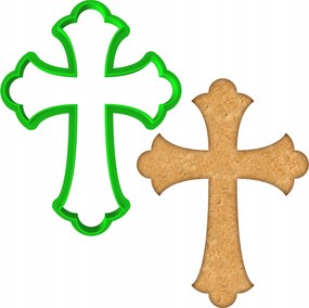 Húsvéti Mézeskalács Forma Húsvéti Áldozás kereszt 10cm