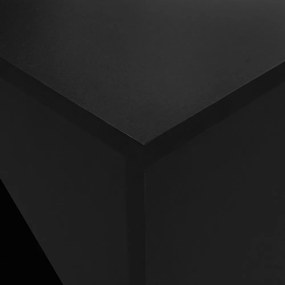 fekete bárasztal szekrénnyel 115 x 59 x 200 cm
