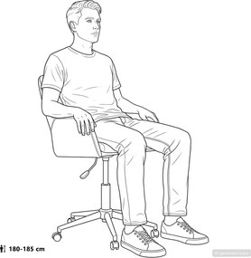 vidaXL Forgós Íróasztali Székek 2 db 54 x 58 x 90 cm Krémszínű Szövet
