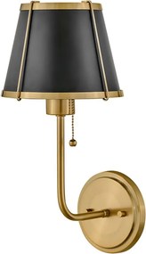 Hinkley Lighting Clarke HK-CLARKE1-BR-BK Fali lámpa 1x40W/E27 IP20