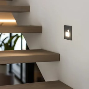 LED lépcsővilágító lámpa beépített mozgásérzékelővel LED/1,5W/230V 3000/4000/6500K