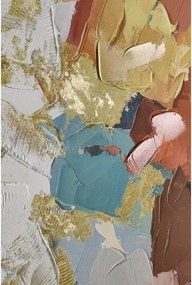 Nyomtatott-kézzel festett részletekkel vászon kép 80x80 cm Crown – Bizzotto