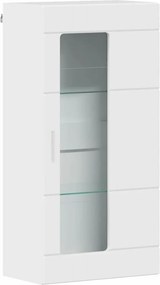 vidaXL Fából Készült Szekrény Magas Fényű Fehér 50 x 29 x 100 cm