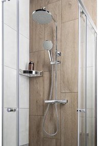 Aqualine - Zuhany készlet termosztatikus csappal LIGA fényezett króm