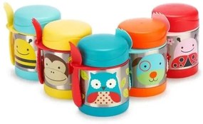 Skip Hop - Thermo ételtartó kanállal/villával ZOO 325 ml narvál