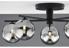 Jupiter 2048 - Felületre szerelhető csillár PRATO 5xG9/14W/230V fekete/füstszürke