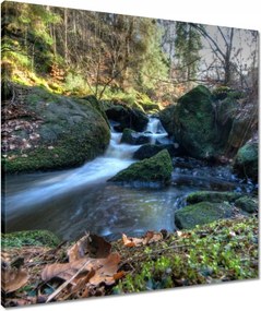 Vászonkép 60x60 Kéz a hegyekben