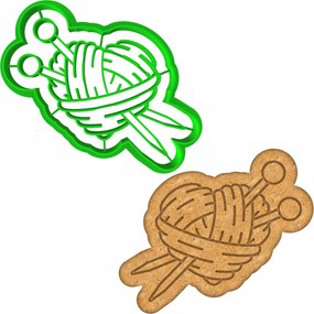 Mézeskalács lyukasztó Nagymama És Nagypapa Napja Horgolt szív fonal