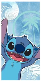 Disney Lilo és Stitch, A csillagkutya Wave fürdőlepedő, strand törölköző 70x140cm