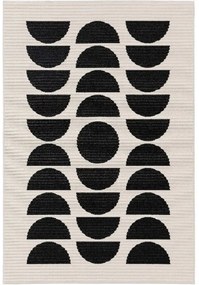 Kültéri és beltéri szőnyeg Taro Fekete/Fehér 160x230 cm