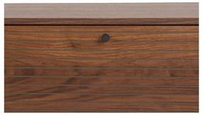 Barna TV-állvány diófa dekorral 120x50x40 cm Stripes – White Label