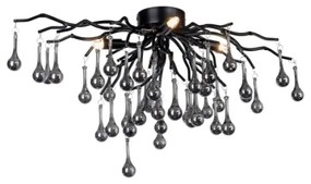 Paul Neuhaus 8090-18 - Felületre szerelt csillár ICICLE 4xG9/40W/230V 30x60 cm fekete