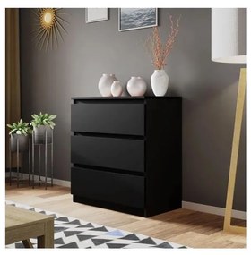 Szekrény MALWA 77x70 cm fekete