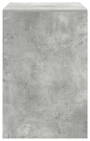 Íróasztal Beton Szürke 80x50x76 cm Mérnöki Fa