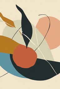 Poszter 61x90,5cm Organikus forma