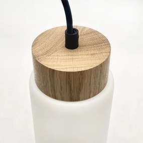 MARKUS kábeles csillár 5xE27/15W/230V fekete/tölgy