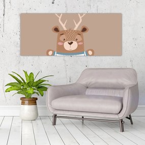 Kép - Szarvas csíkos ingben (120x50 cm)
