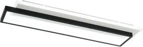 Brilagi - LED dimmelhető mennyezeti lámpatest OUTLINE LED/66W/230V 15x60 cm fehér/fekete + távirányító