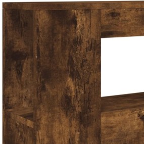 sonoma tölgy színű szerelt fa LED-es fejtámla 100x18,5x103,5 cm