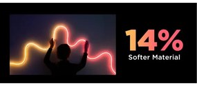 Govee - Neon 2 MATTER rugalmas RGBIC LED szalag, 3 m-es, Wi-Fi