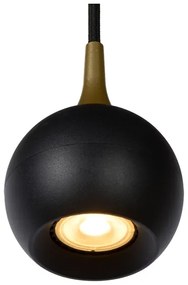 Lucide 09434/01/30 - Csillár zsinóron FAVORI 1xGU10/5W/230V fekete