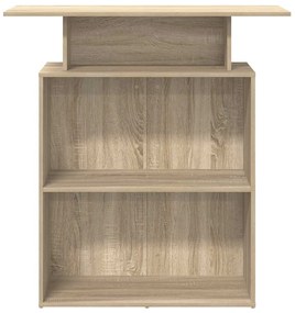 recepciós pult sonoma tölgy 100x40x104 cm szerelt fa