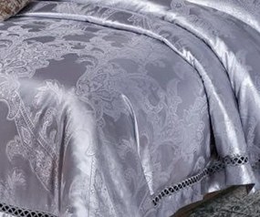 Szatén ágynemű GORA GREY 3 részes 140x200 cm