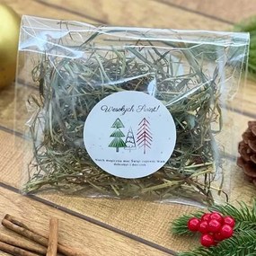 Karácsonyi széna a betlehem asztalra karácsonyi tasak