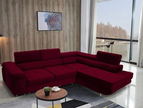Sarok ülőgarnitúra Ascend L (piros) (J). 1056893