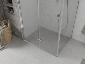 Mexen Lima  Zuhanykabin Csukló ajtóval  70 x 80 cm,  átlátszó üveg, króm - 856-070-080-01-00 Csukló ajtós