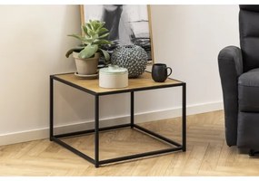 SARON dohányzóasztal tölgy/fekete