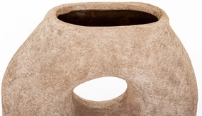 Evora design Váza kerámia barna 28x20,5x8cm