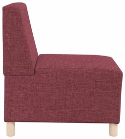 bordó szövet kanapéfotel 55 cm