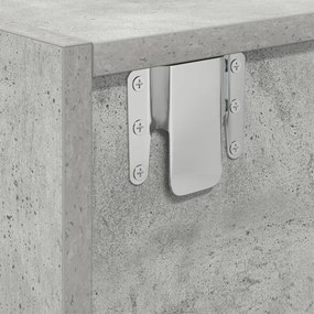TV Szekrény Betongrey 100x31x25,5 cm Szerelt Fa