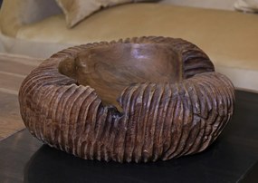 Tálca garit teak 37x40x16cm