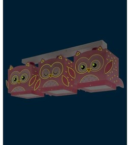 Dalber 64483 - Gyerek mennyezeti lámpa LITTLE FRIENDS 3xE27/15W/230V