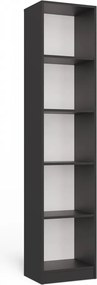 R40 polcos szekrény, 40x182x30 cm, antracit
