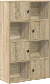 vidaXL sonoma tölgy színű szerelt fa könyvespolc 60x24x101,5 cm