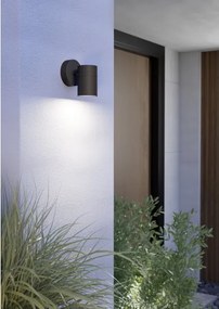Eglo 902037 - Kültéri fali lámpatest TOMELLOSO 1xGU10/28W/230V IP44 fekete
