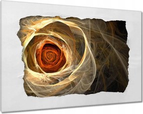Vászonkép 60x40 Fraktál rózsa