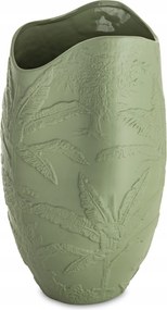 Elegáns Váza Porcelán Flakon Zöld 36 cm Stílus Természetes Dekoráció