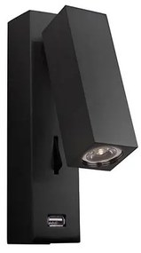 ZAMBELIS-H35 Fekete Színű Fali Lámpa LED 3W IP20