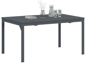 Bővíthető kertasztal 2 db Anthracite 210x90x73 cm Acél, Bővíthető kertasztal Anthracite (140-210)x90x73 cm Acél