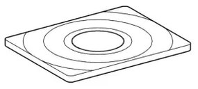 GROHE 37063000 - SURF vezérlőgomb, 156 × 197 mm, fényes króm