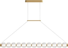 MAYTONI MOD555PL-L18G3K AMULET Modern Led Függesztett Lámpa Átlátszó, Arany LED IP20