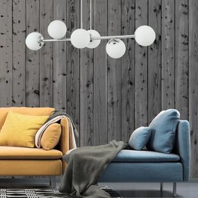 Kábelcsillár MADDIE 5xE14/5W/230V, fényes króm